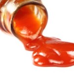 Beispiel einer nicht-newtonschen Flüssigkeit ist Ketchup